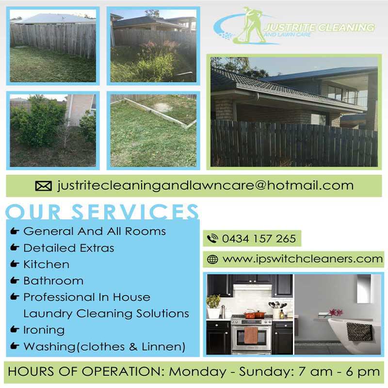 Justrite Cleaning and Lawn care